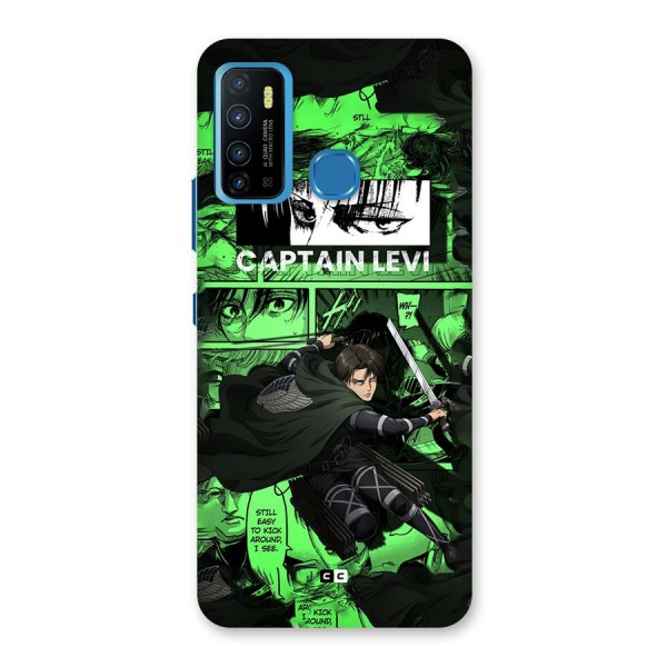 captain Levi Stance Back Case for Infinix Hot 9