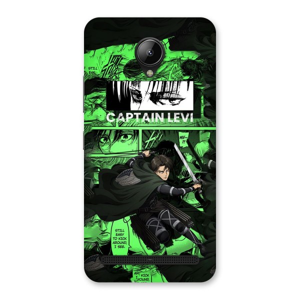 captain Levi Stance Back Case for Lenovo C2