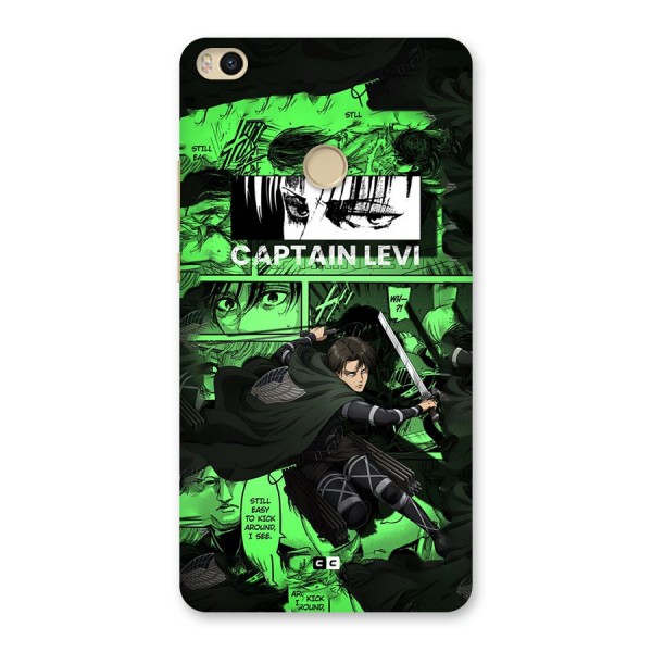 captain Levi Stance Back Case for Mi Max 2
