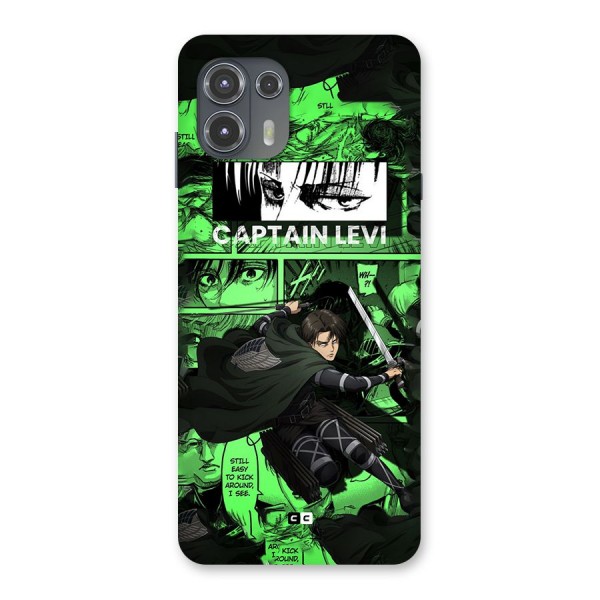 captain Levi Stance Back Case for Motorola Edge 20 Fusion