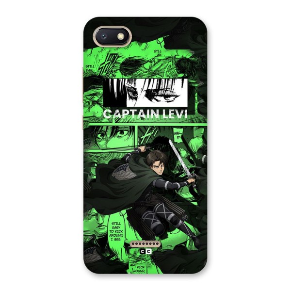 captain Levi Stance Back Case for Redmi 6A