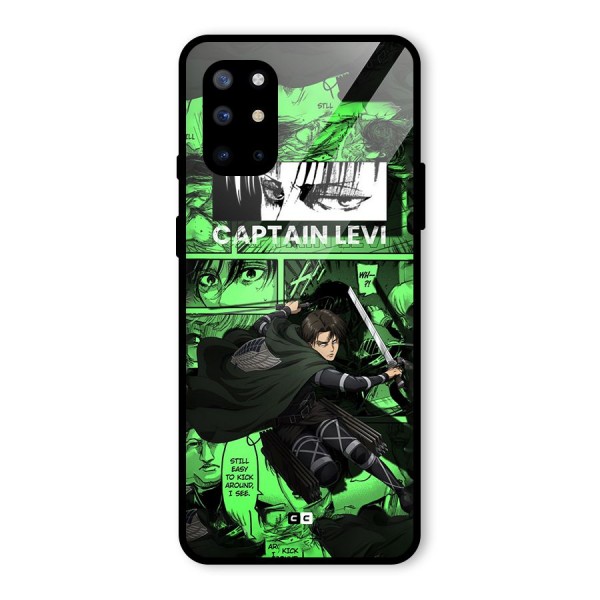 captain Levi Stance Glass Back Case for OnePlus 8T