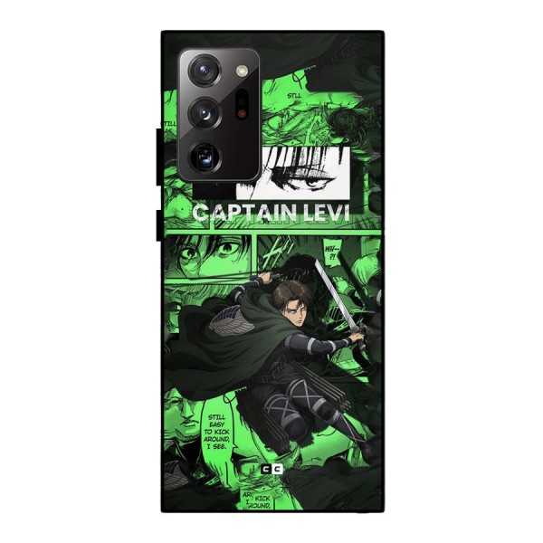 captain Levi Stance Metal Back Case for Galaxy Note 20 Ultra