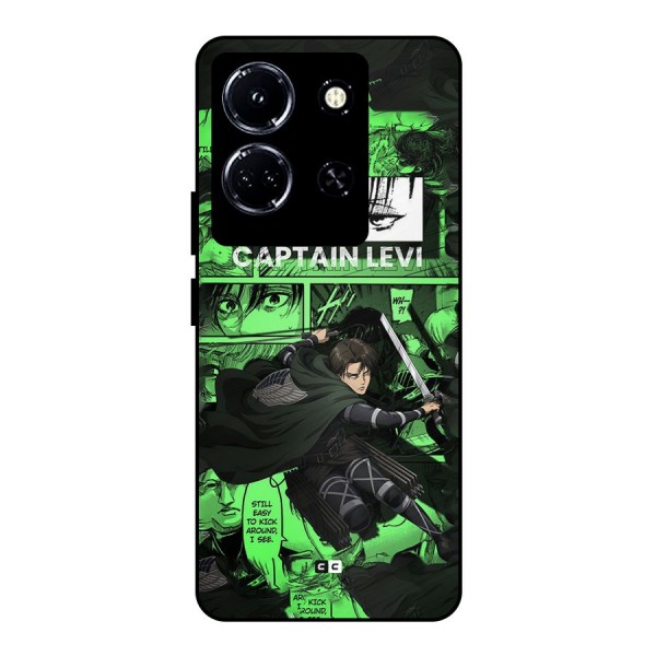 captain Levi Stance Metal Back Case for Infinix Note 30 5G