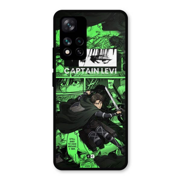 captain Levi Stance Metal Back Case for Xiaomi 11i Hypercharge 5G
