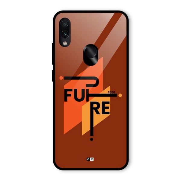 illustrative Future Glass Back Case for Redmi Note 7S