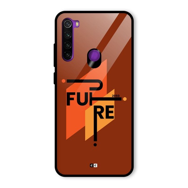 illustrative Future Glass Back Case for Redmi Note 8