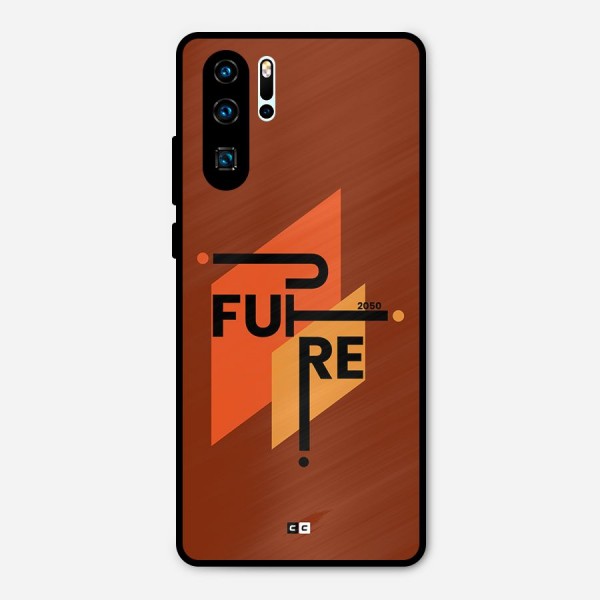 illustrative Future Metal Back Case for Huawei P30 Pro