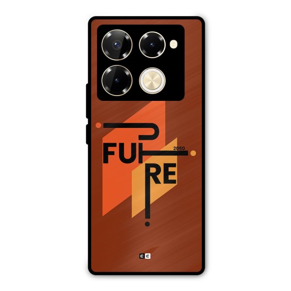 illustrative Future Metal Back Case for Infinix Note 40 Pro