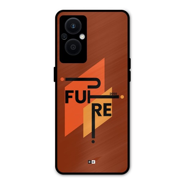 illustrative Future Metal Back Case for Oppo F21s Pro 5G
