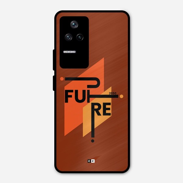 illustrative Future Metal Back Case for Poco F4 5G