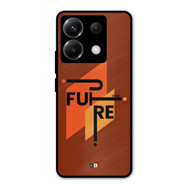 illustrative Future Metal Back Case for Poco X6