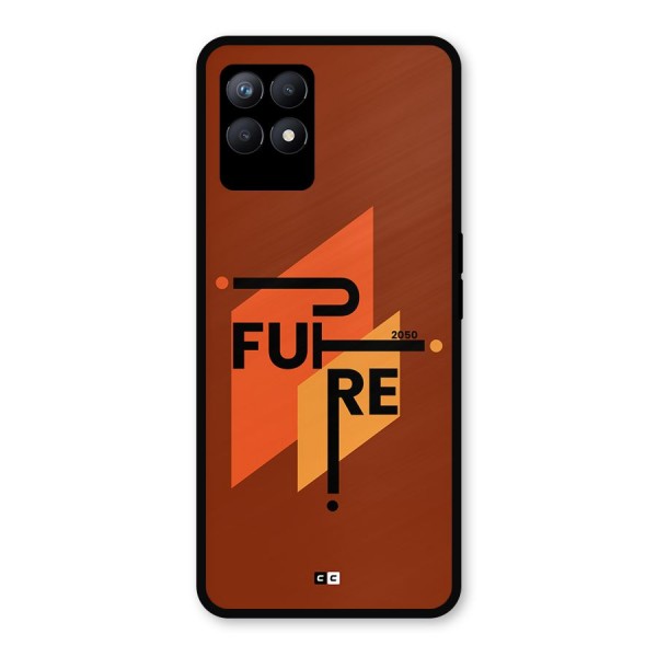 illustrative Future Metal Back Case for Realme 8i