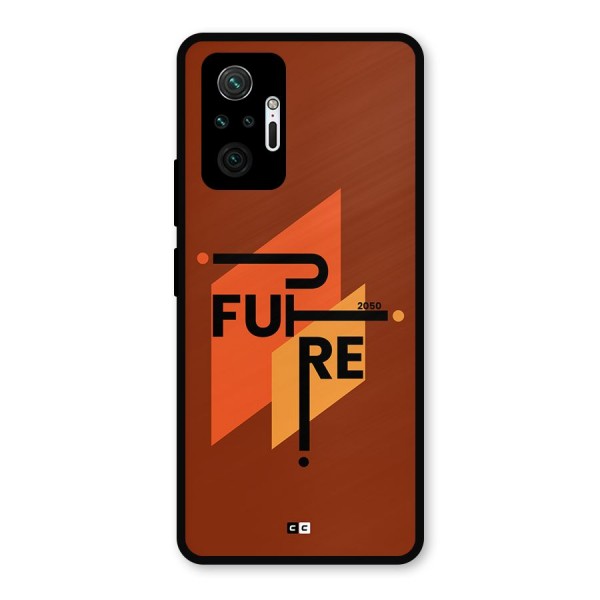 illustrative Future Metal Back Case for Redmi Note 10 Pro