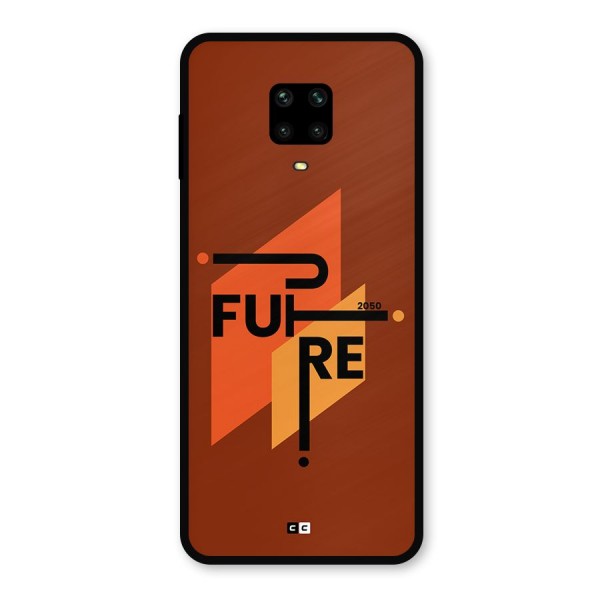 illustrative Future Metal Back Case for Redmi Note 9 Pro Max
