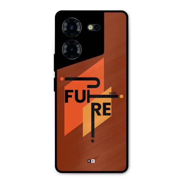 illustrative Future Metal Back Case for Tecno Pova 5 Pro 5G