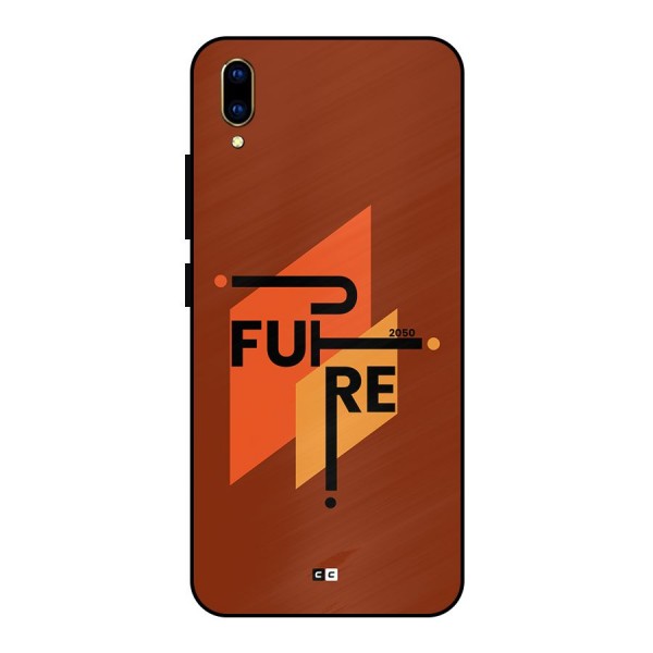 illustrative Future Metal Back Case for Vivo V11 Pro