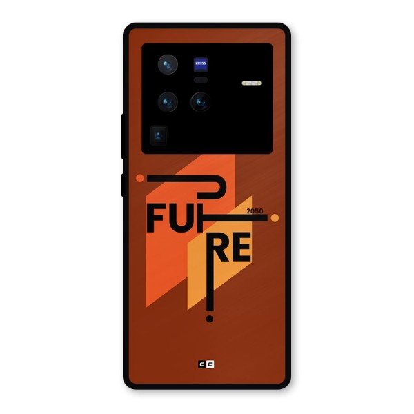 illustrative Future Metal Back Case for Vivo X80 Pro