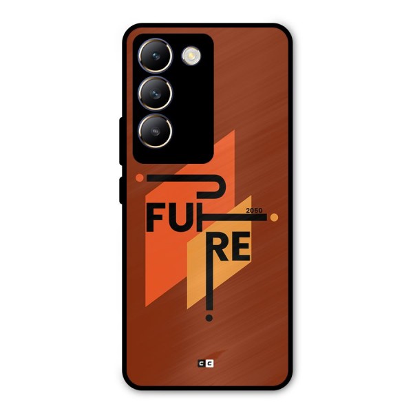illustrative Future Metal Back Case for Vivo Y200e