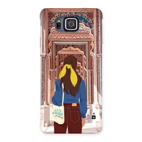 wonderful Girl Back Case for Galaxy Alpha