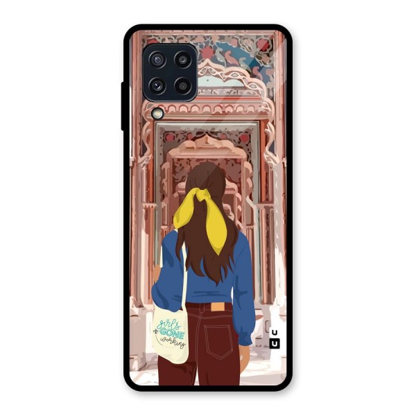 wonderful Girl Glass Back Case for Galaxy M32