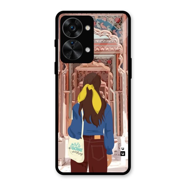wonderful Girl Glass Back Case for OnePlus Nord 2T