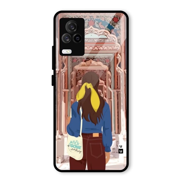 wonderful Girl Glass Back Case for Vivo iQOO 7 Legend 5G