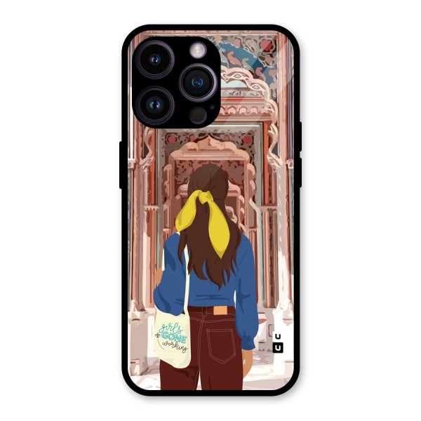 wonderful Girl Glass Back Case for iPhone 14 Pro Max