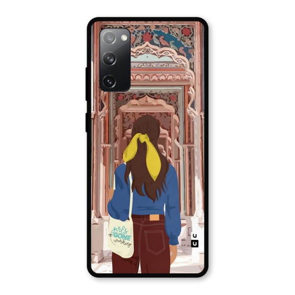 wonderful Girl Metal Back Case for Galaxy S20 FE