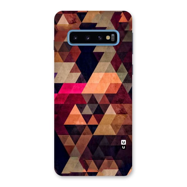 Abstract Beauty Triangles Back Case for Galaxy S10