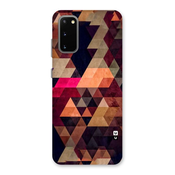 Abstract Beauty Triangles Back Case for Galaxy S20