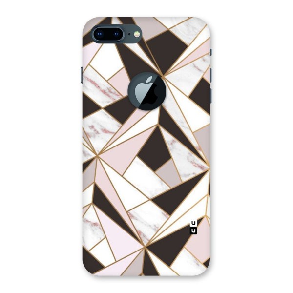 Abstract Corners Back Case for iPhone 7 Plus Logo Cut