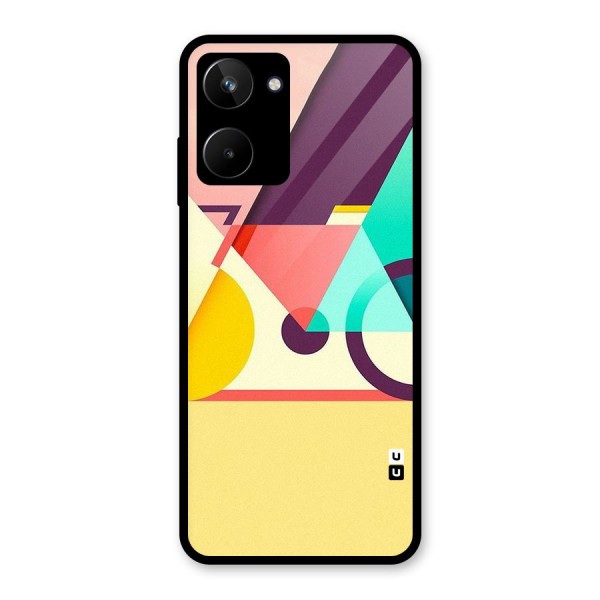 Abstract Cycle Glass Back Case for Realme 10
