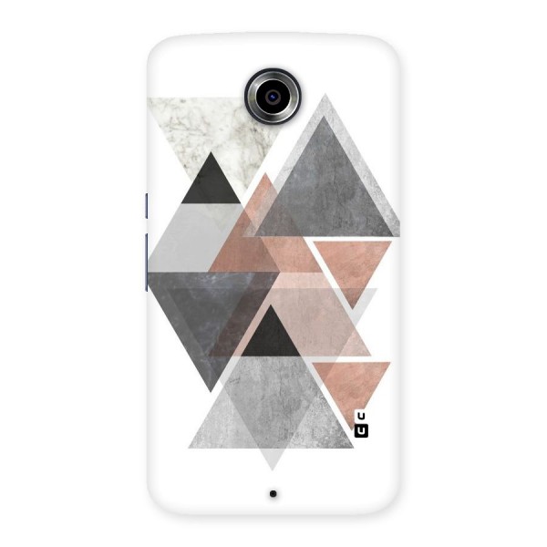 Abstract Diamond Pink Design Back Case for Nexsus 6