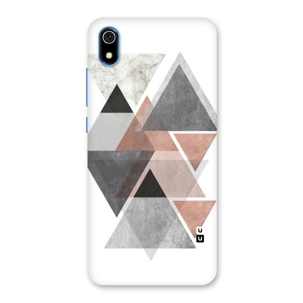 Abstract Diamond Pink Design Back Case for Redmi 7A