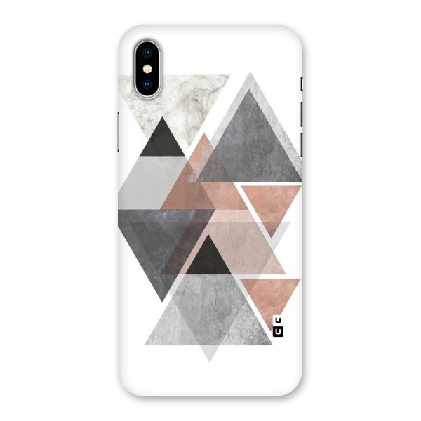 Abstract Diamond Pink Design Back Case for iPhone X