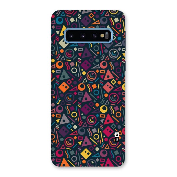 Abstract Figures Back Case for Galaxy S10