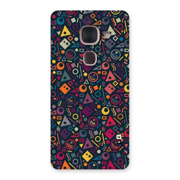 Abstract Figures Back Case for Le Max 2