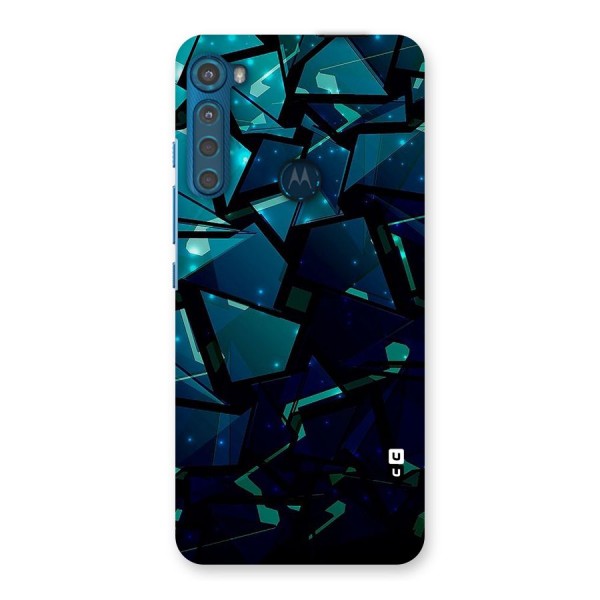 Abstract Glass Design Back Case for Motorola One Fusion Plus