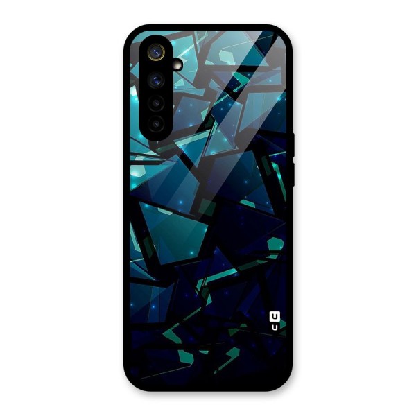 Abstract Glass Design Glass Back Case for Realme 6