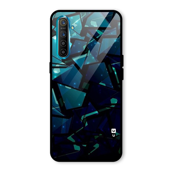 Abstract Glass Design Glass Back Case for Realme XT