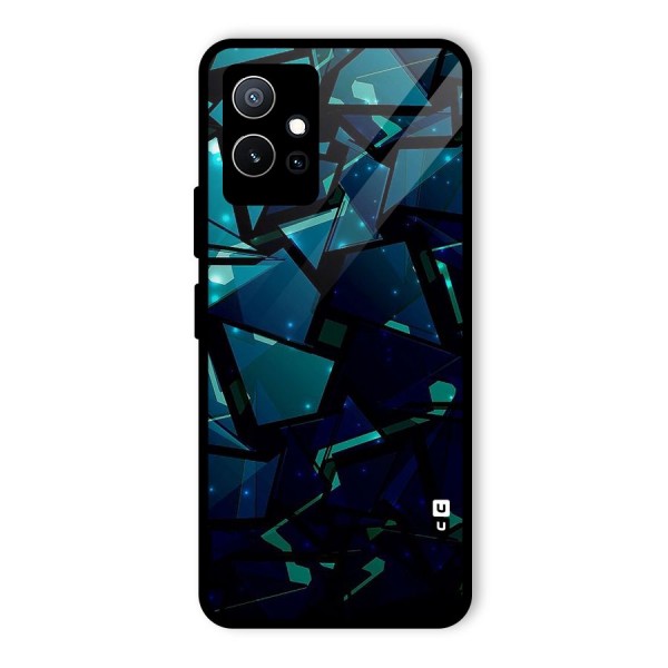 Abstract Glass Design Glass Back Case for Vivo iQOO Z6