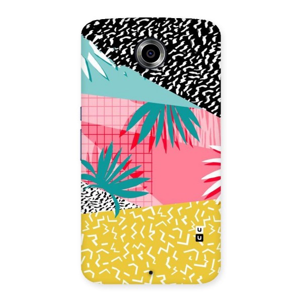 Abstract Grass Hues Back Case for Nexsus 6