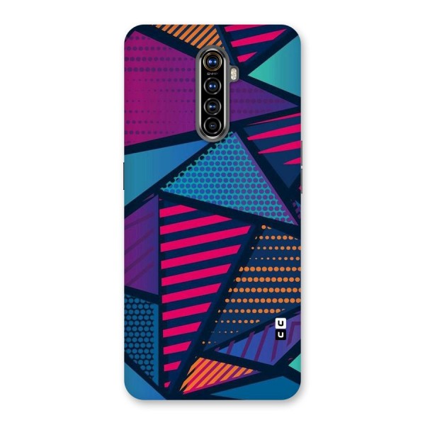 Abstract Lines Polka Back Case for Realme X2 Pro