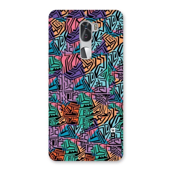 Abstract Lining Colors Back Case for Coolpad Cool 1