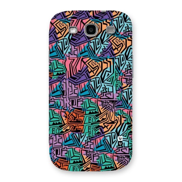 Abstract Lining Colors Back Case for Galaxy S3 Neo