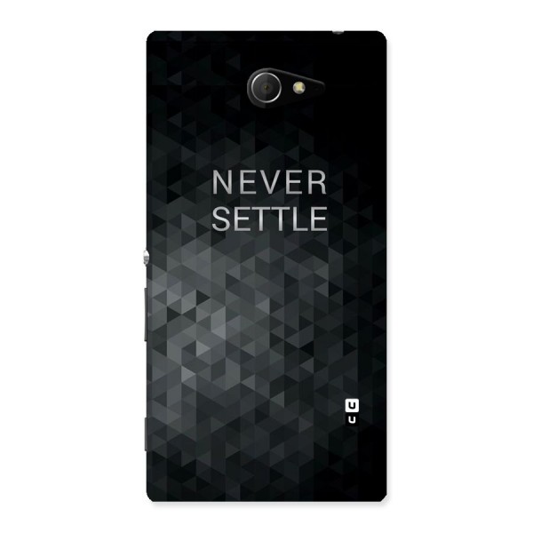 Abstract No Settle Back Case for Sony Xperia M2