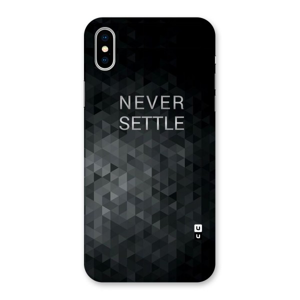 Abstract No Settle Back Case for iPhone X
