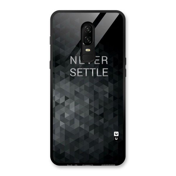 Abstract No Settle Glass Back Case for OnePlus 6