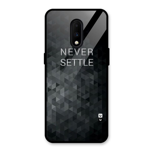 Abstract No Settle Glass Back Case for OnePlus 7